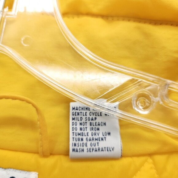 FILA Vintage Pullover Jacket Quilted Lining Spellout Logo Oversized Size XL - Picture 8 of 9